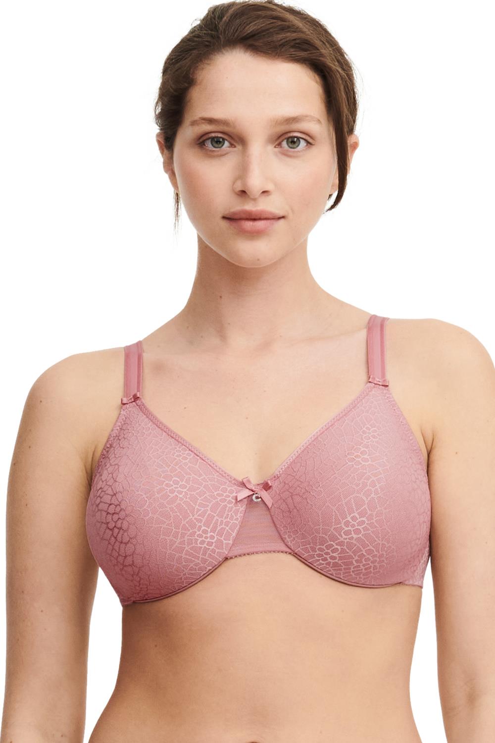 Chantelle Basic Invisible Smooth Bra 1241 Soft Pink – My Top Drawer