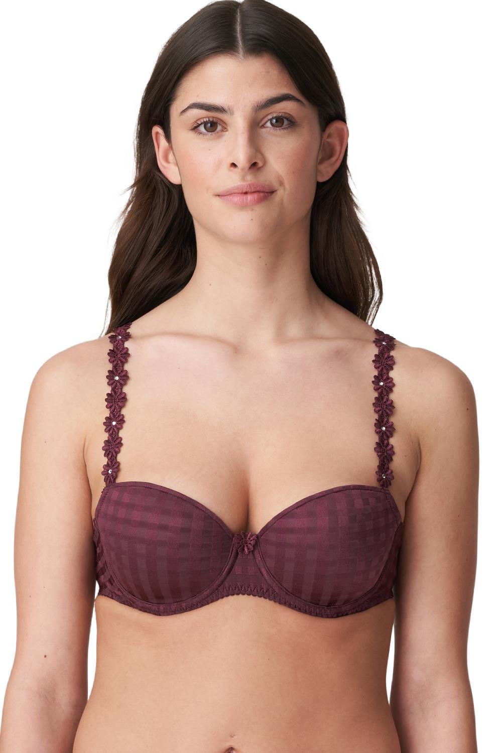 Marie Jo Avero Convertible Plunge T-Shirt Bra - Cafe