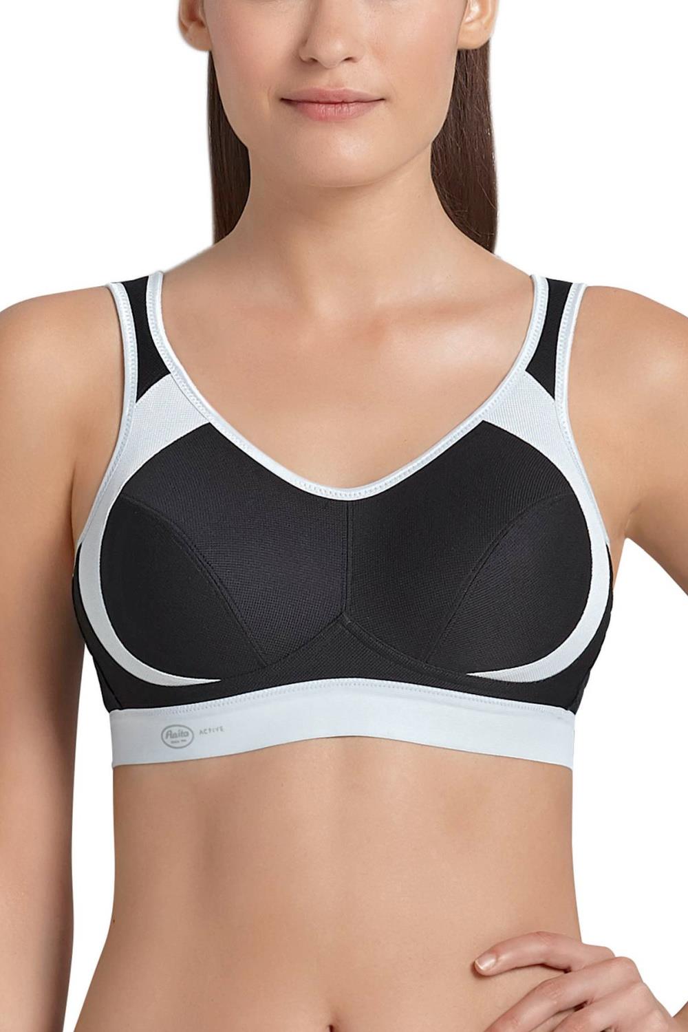 Anita Air Control Delta Pad Special Sports Bra in Black - Busted Bra Shop