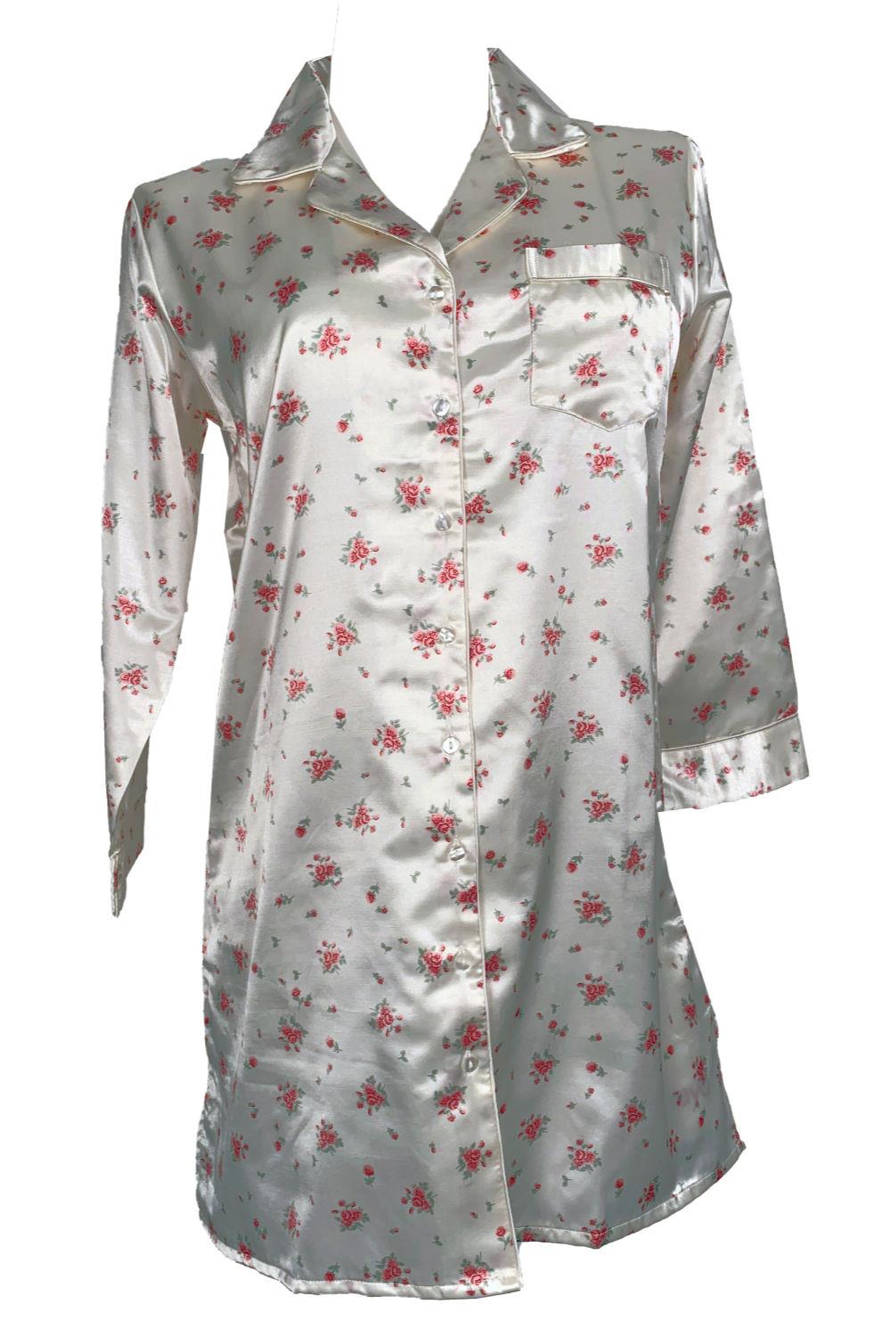 Kayanna Grey Plaid Flannel Nightgown