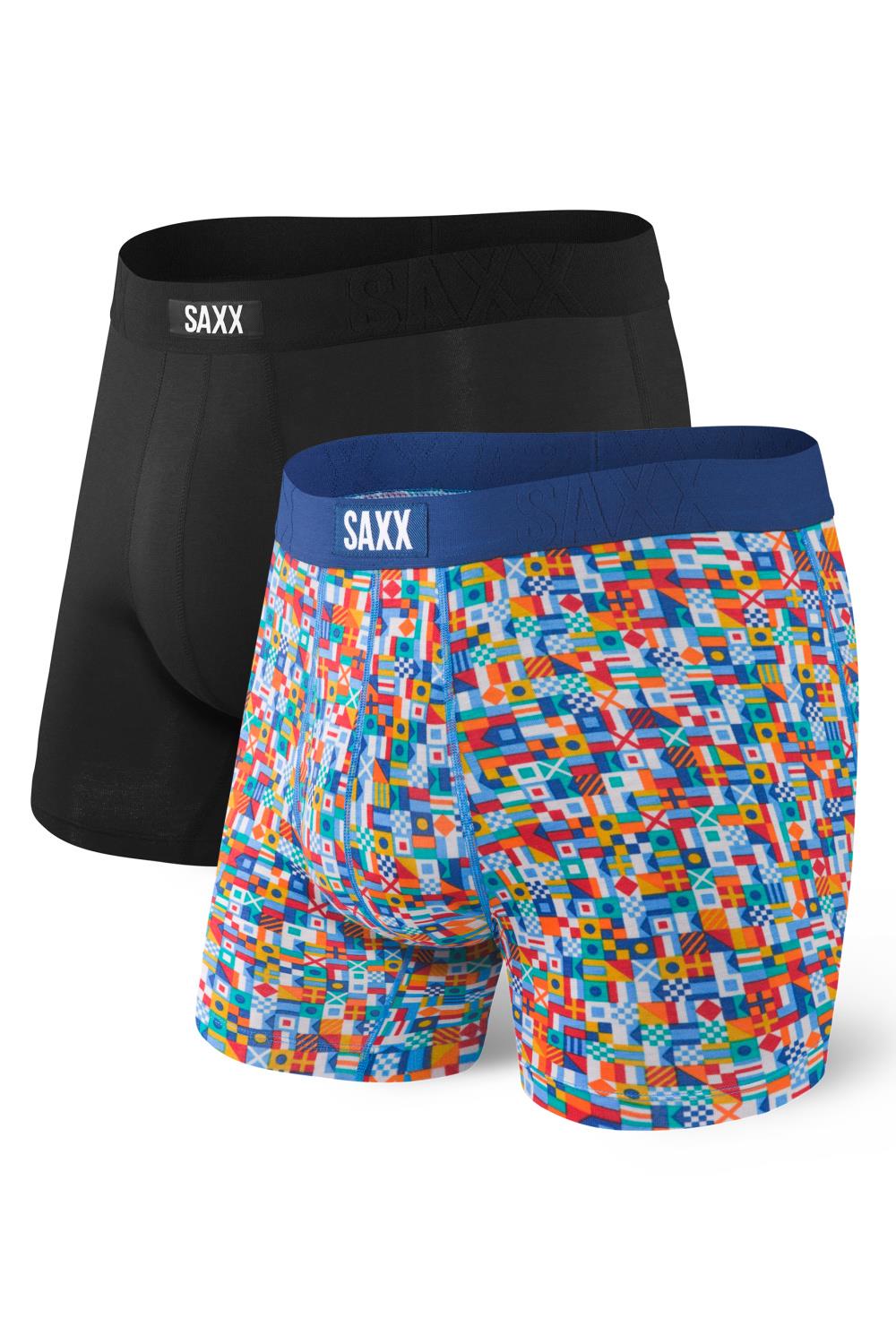 SAXX Undercover Boxer Brief 2 Pack (Black/Black)