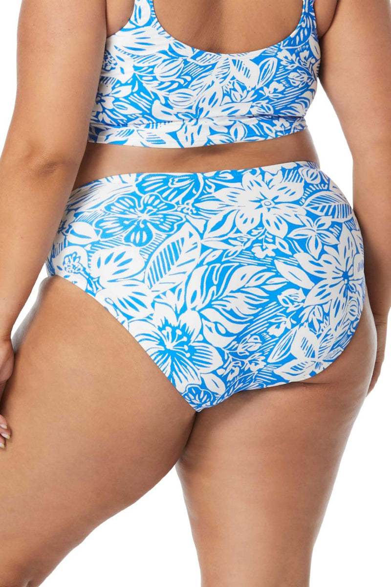 Coco Reef Bungalow Floral High Esteem Bottom, Blue Crush (U1B450)