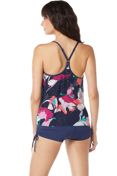 Beach House Avalon Floral Kerry Tankini, Admiral (H6C893)