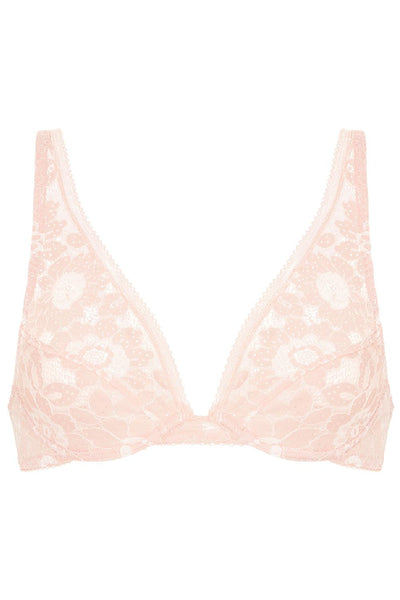 Simone Perele Festive Underwired Triangle Bra, Ballet Pink (1E1350)