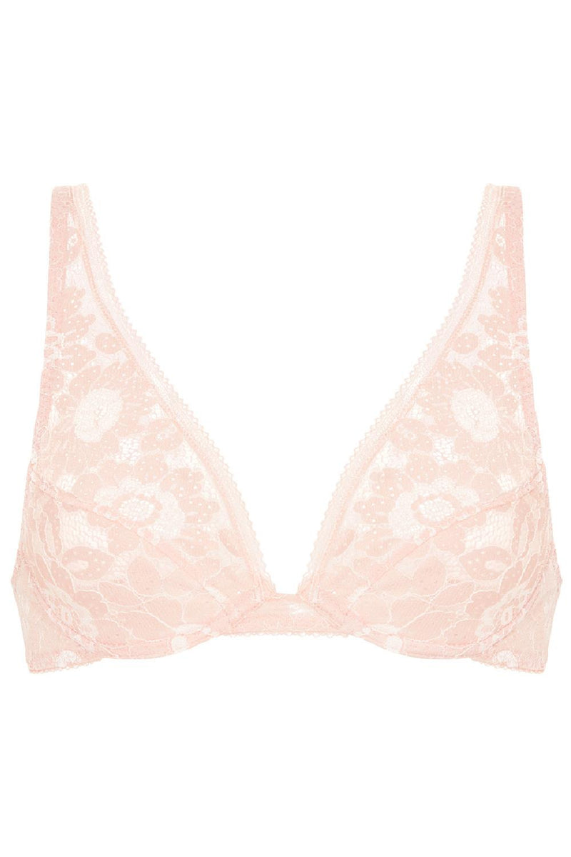 Simone Perele Festive Underwired Triangle Bra, Ballet Pink (1E1350)