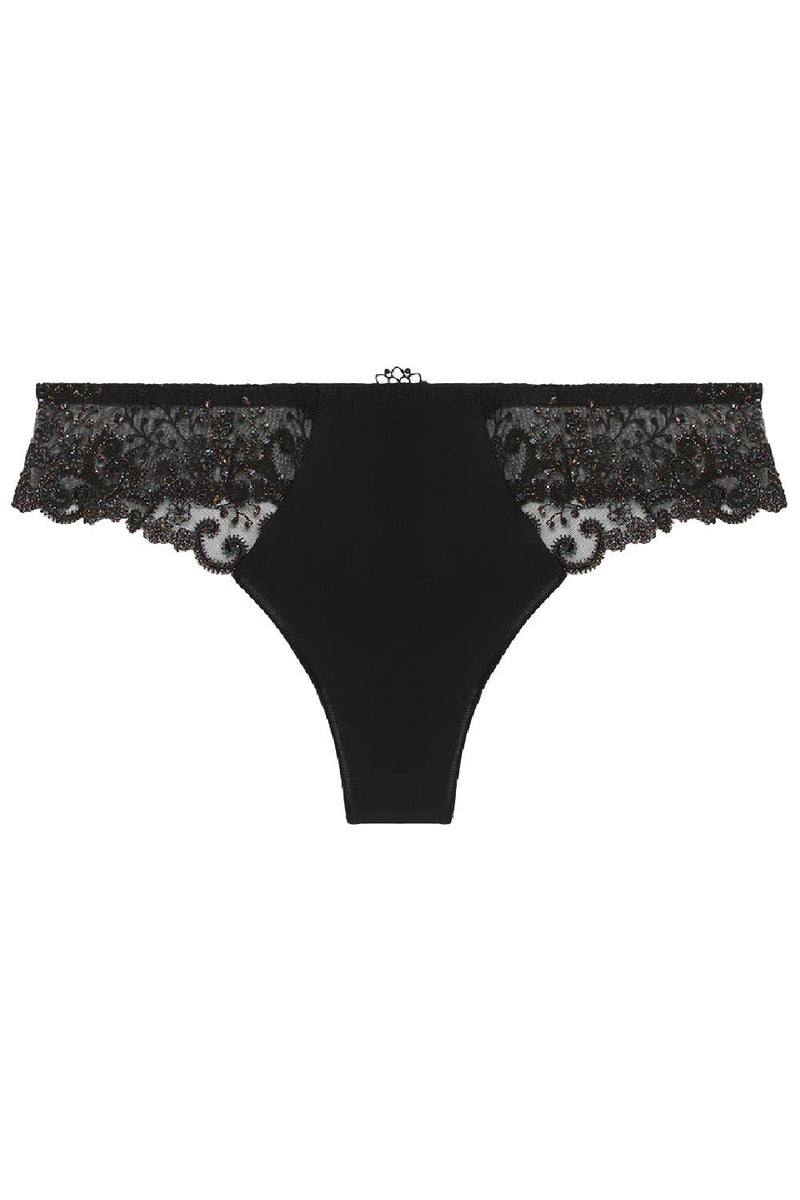 Simone Perele Delice Thong, Gem Black (12X700)