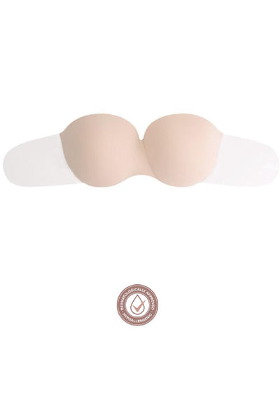 Bye Bra Adhesive Glam Bra, Beige (1715, Cup F)