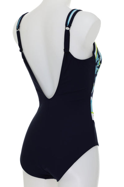 Sunflair Beauty Form Shapewear Swimsuit Night Blue / Turquoise (72132)