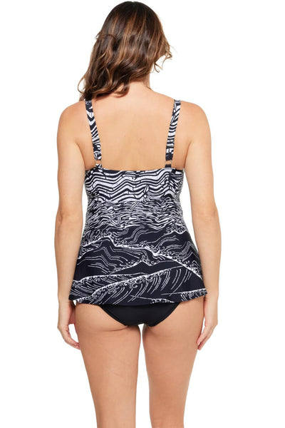 Togs Budapest Scoop Swimdress, Black (PB23FO)