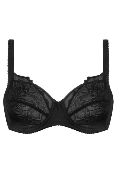 Felina Lovely Lotus Full Cup Bra, Black (205225)