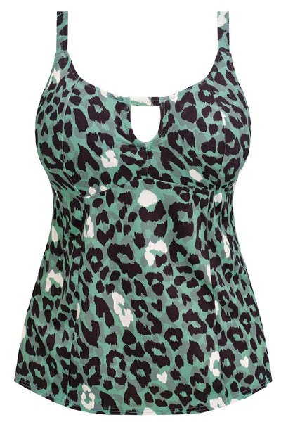 Elomi Jungle Bay Moulded Tankini Top, Olive (ES802061)