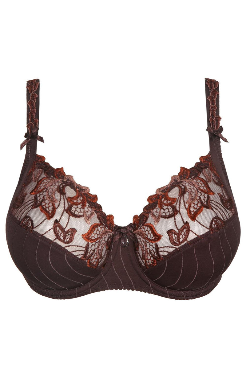 Prima Donna Deauville Full Cup Bra (Cup B-E), Ristretto (0161810)