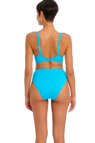 Freya Jewel Cove High Waist Bottom, Plain Turquoise (AS7236)