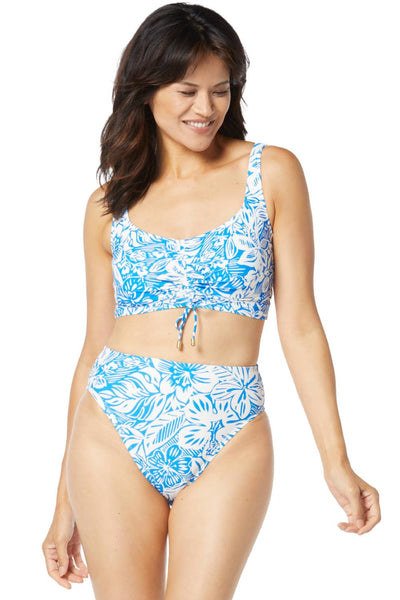 Coco Reef Bungalow Floral High Esteem Bottom, Blue Crush (U1B450)