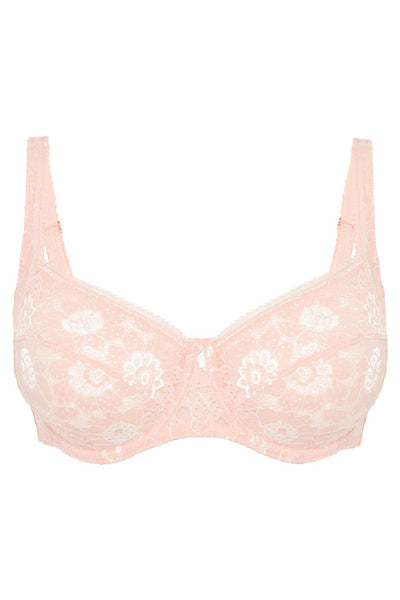 Simone Perele Festive Squared Neckline Full Cup Bra, Ballet Pink (1E1313)