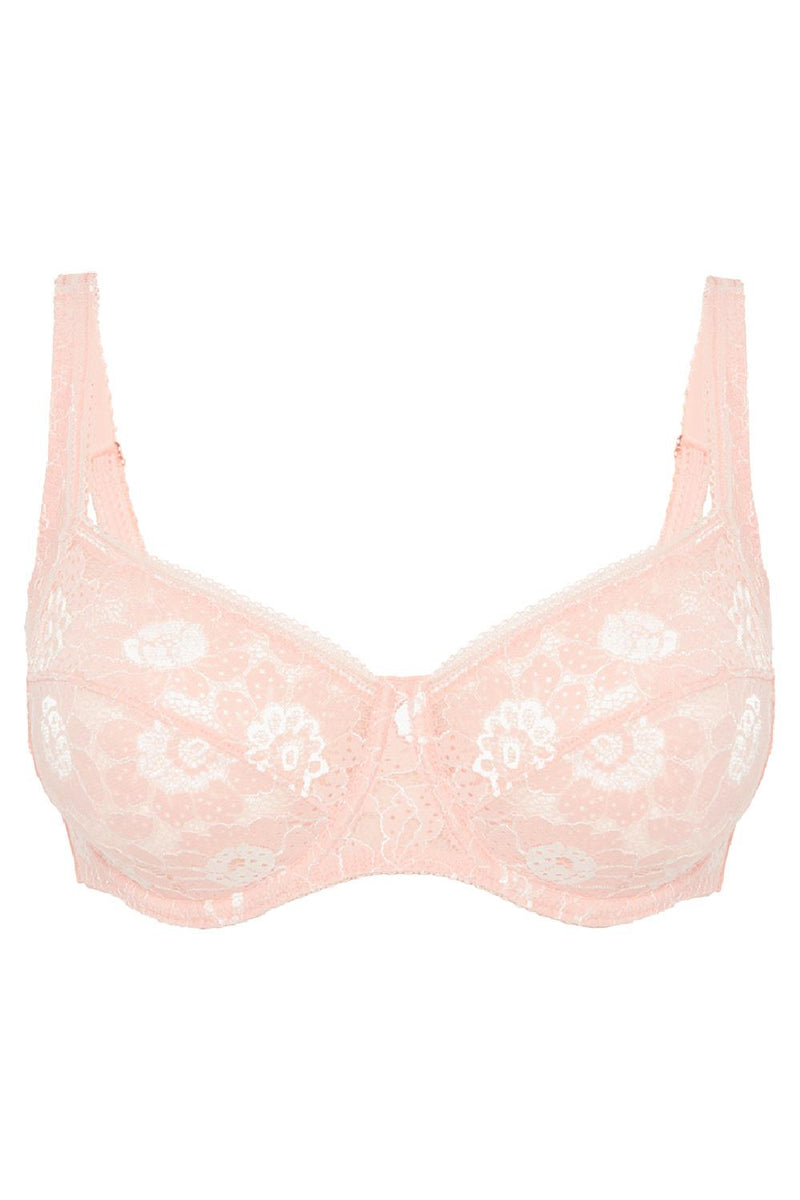 Simone Perele Festive Squared Neckline Full Cup Bra, Ballet Pink (1E1313)