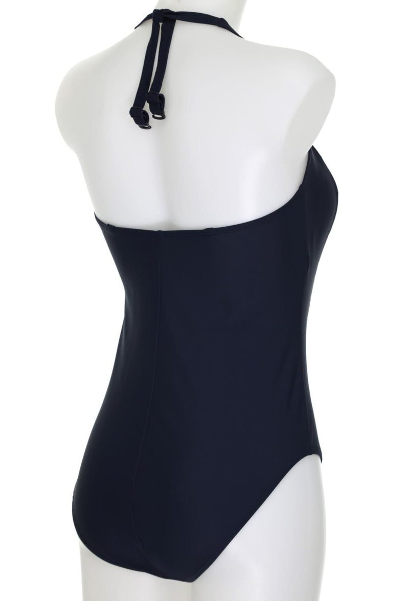 Sunmarin Square Neck Swimsuit, Night Blue/Multi (12607)