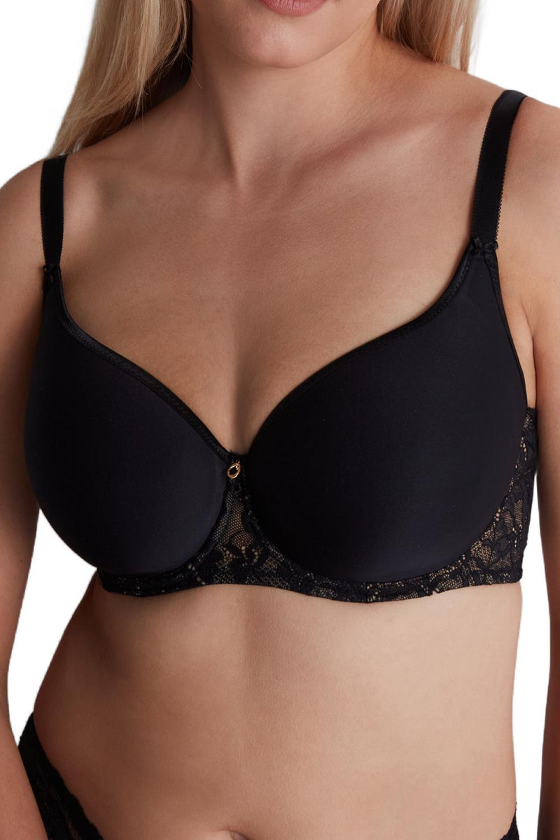 Aubade Rosessence T-Shirt Bra, Black (2K-09-02)