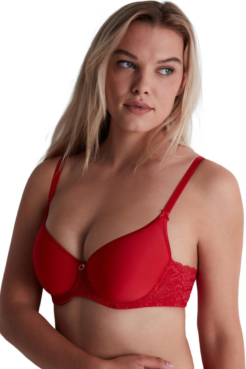 Aubade Rosessence T-Shirt Bra, Rouge Gala (2K-09-02)