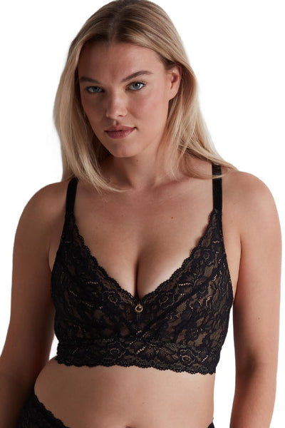 Aubade Rosessence Comfort Bralette, Black (2K10-02)