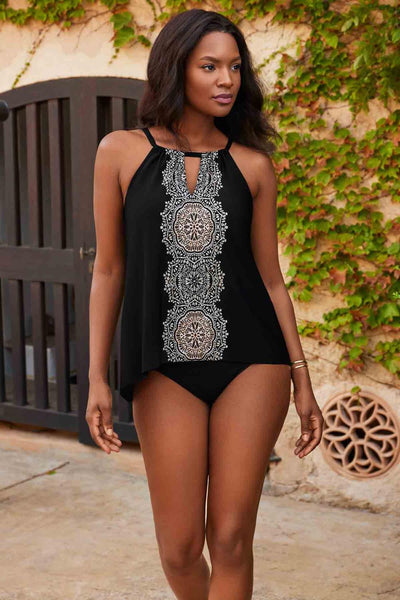 Miraclesuit Cappadocia Peephole Tankini Top, Black Multi (6552360)