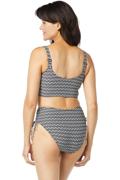 Coco Reef Tiki Diamond Inspire Swim Bottom, Cast Black (U9A463)