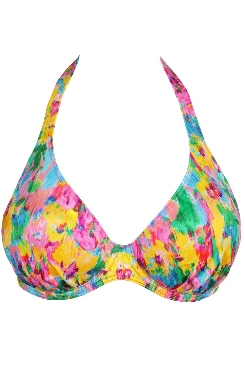 PrimaDonna Swim Ubud Half Padded Plunge Bikini Top, Sun Glow (4012219)