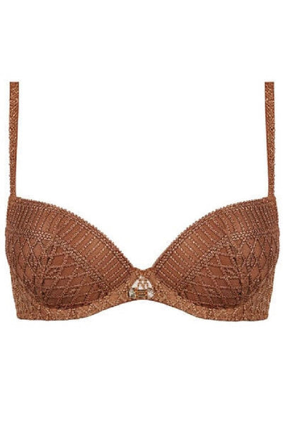 Aubade Stardust Dream Push-Up Bra, Amber Gold (4DN08)