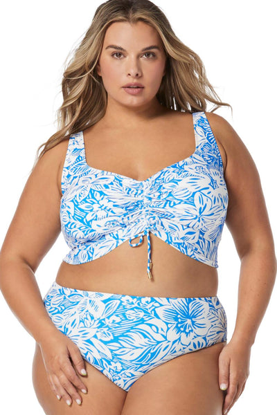 Coco Reef Bungalow Floral High Esteem Bottom, Blue Crush (U1B450)