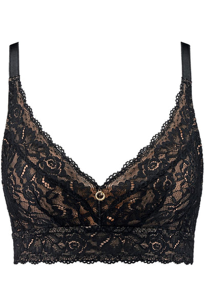 Aubade Rosessence Comfort Bralette, Black (2K10-02)