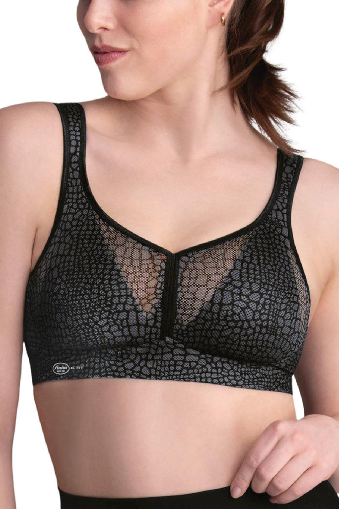 ANITA AIR CONTROL SPORTS BRA WITH PADDED CUPS - ORINOCO – Tops & Bottoms