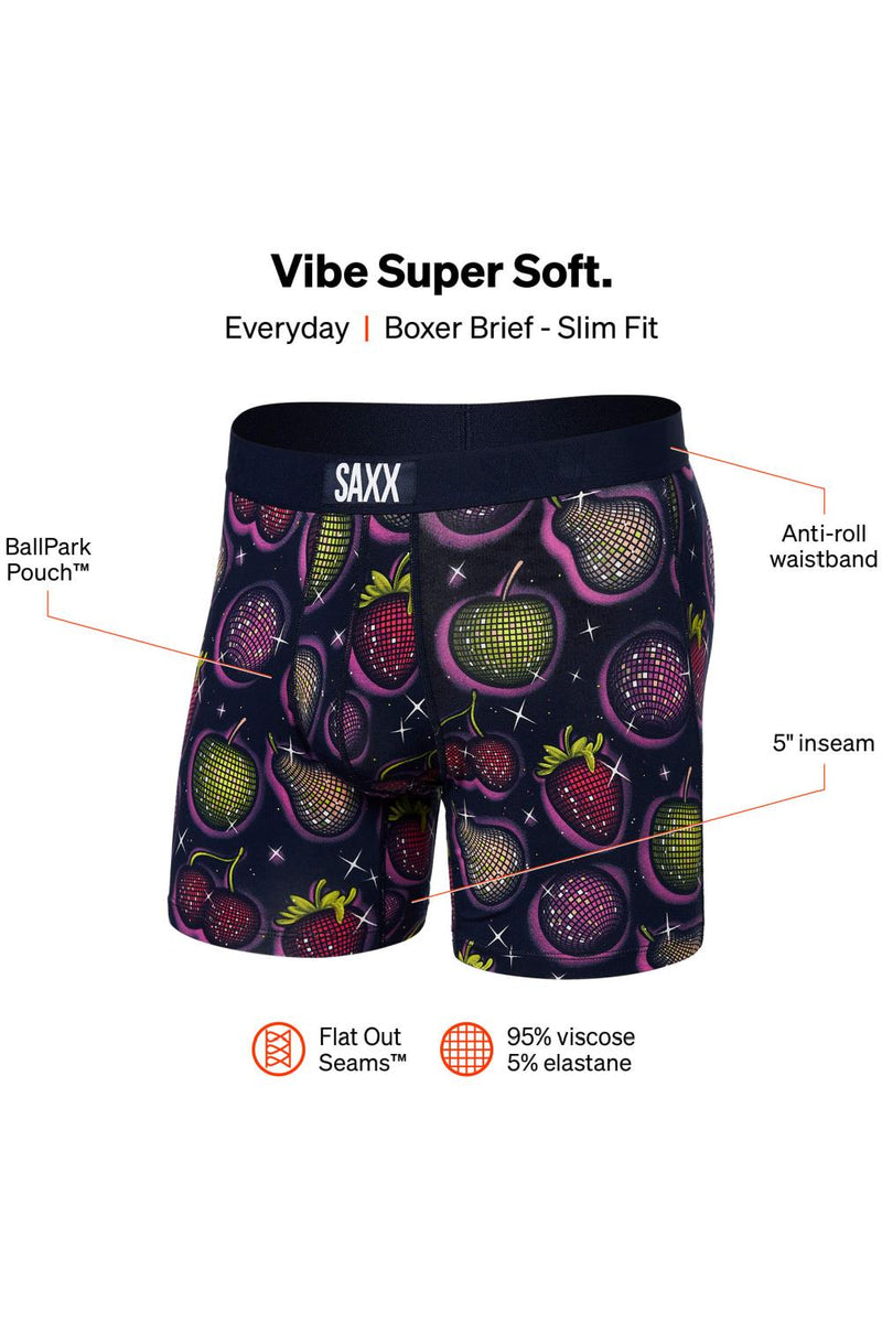 SAXX Vibe Boxer Brief SXBM35-DFR (Disco Fruit-Maritime Blue)