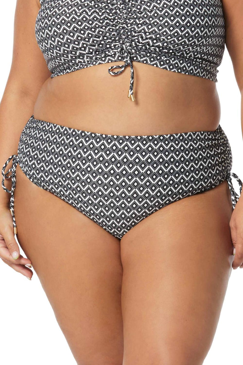 Coco Reef Tiki Diamond Inspire Swim Bottom, Cast Black (U9A463)