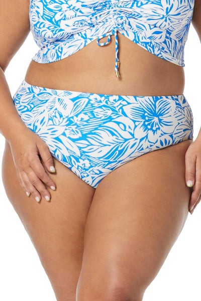 Coco Reef Bungalow Floral High Esteem Bottom, Blue Crush (U1B450)