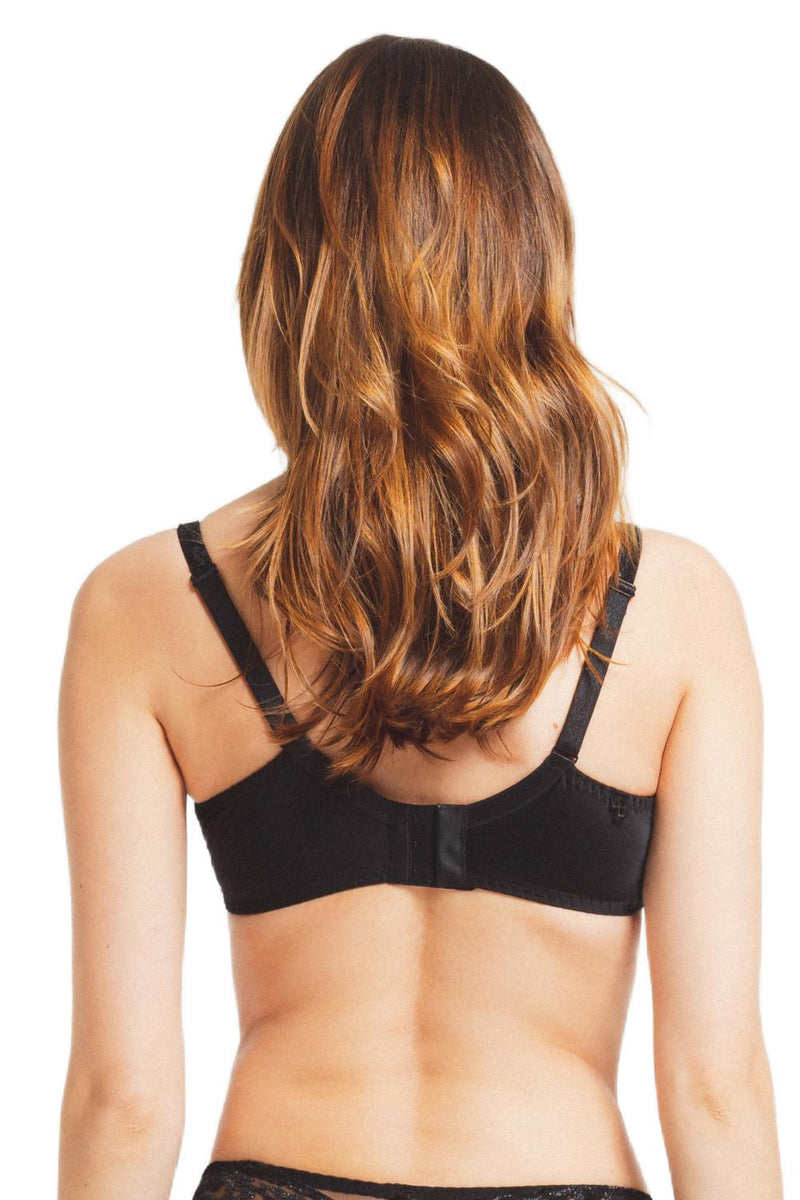 Louisa Bracq Electric Waves Seamless Full Cup Bra, Black (49413)