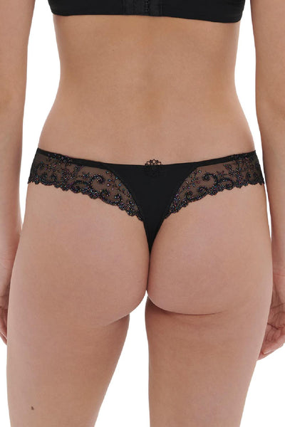 Simone Perele Delice Thong, Gem Black (12X700)