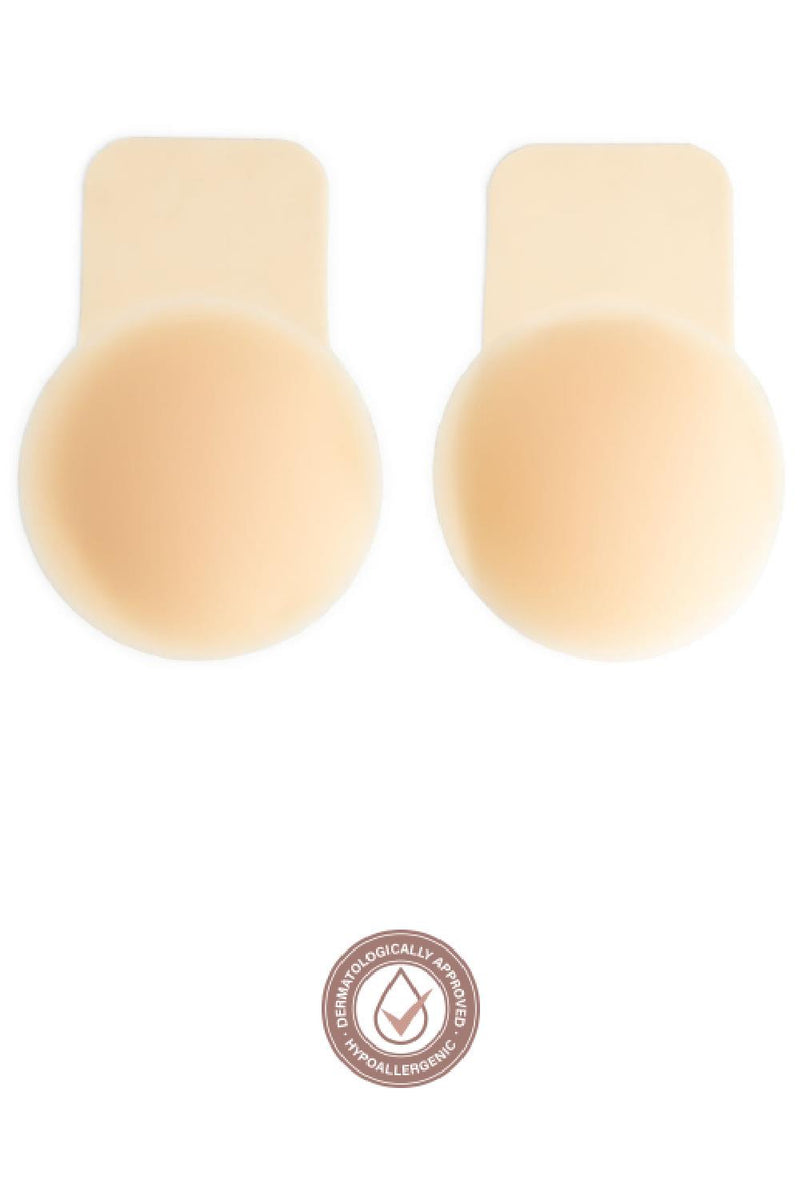 Bye Bra Adhesive Matt Silicone Pull-Up, Beige (1395, M )