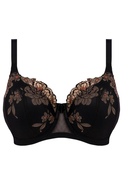 Elomi Teagan Demi Cup Bra, Black / Almond (EL302615)