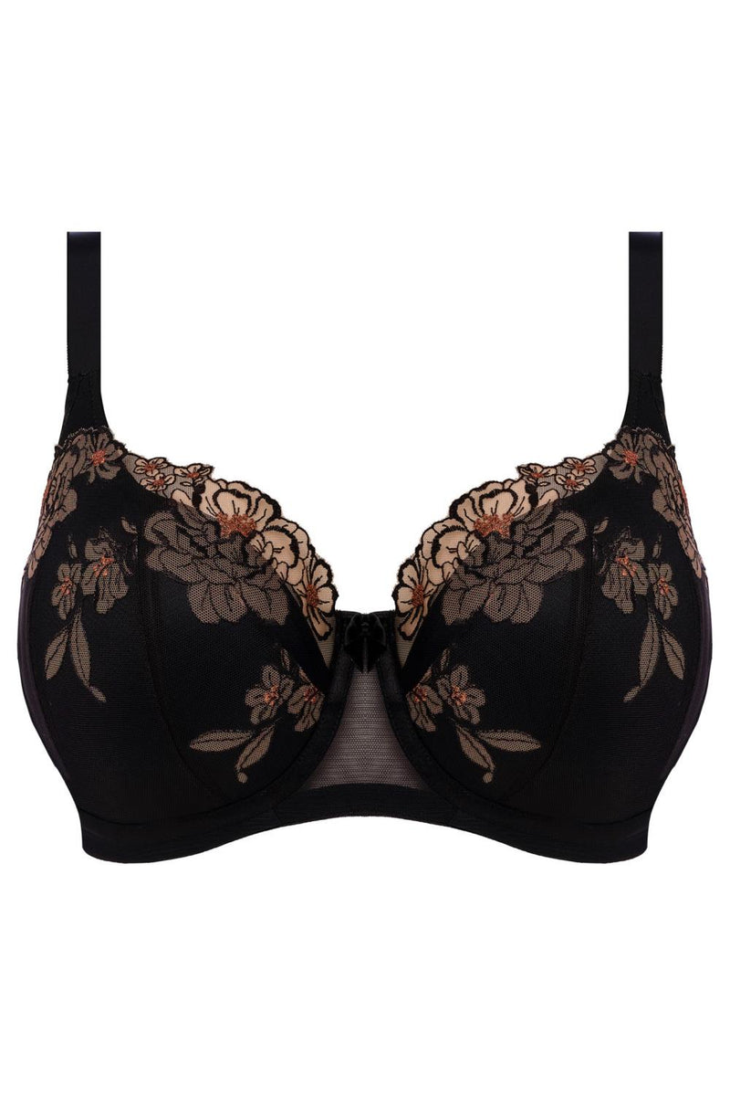 Elomi Teagan Demi Cup Bra, Black / Almond (EL302615)