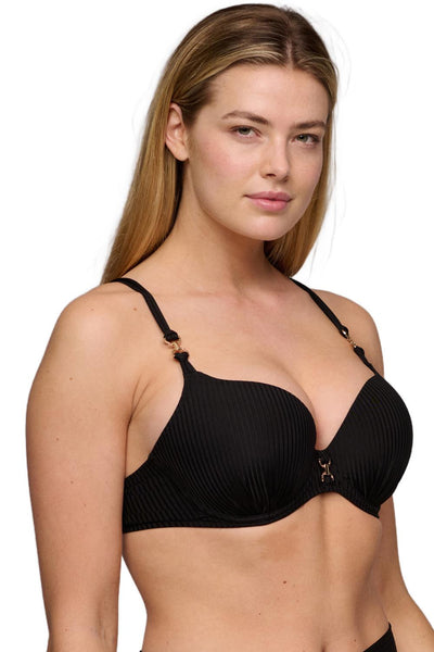 Marie Jo Swim Emly Push Up Bikini Top, Black (1007717)