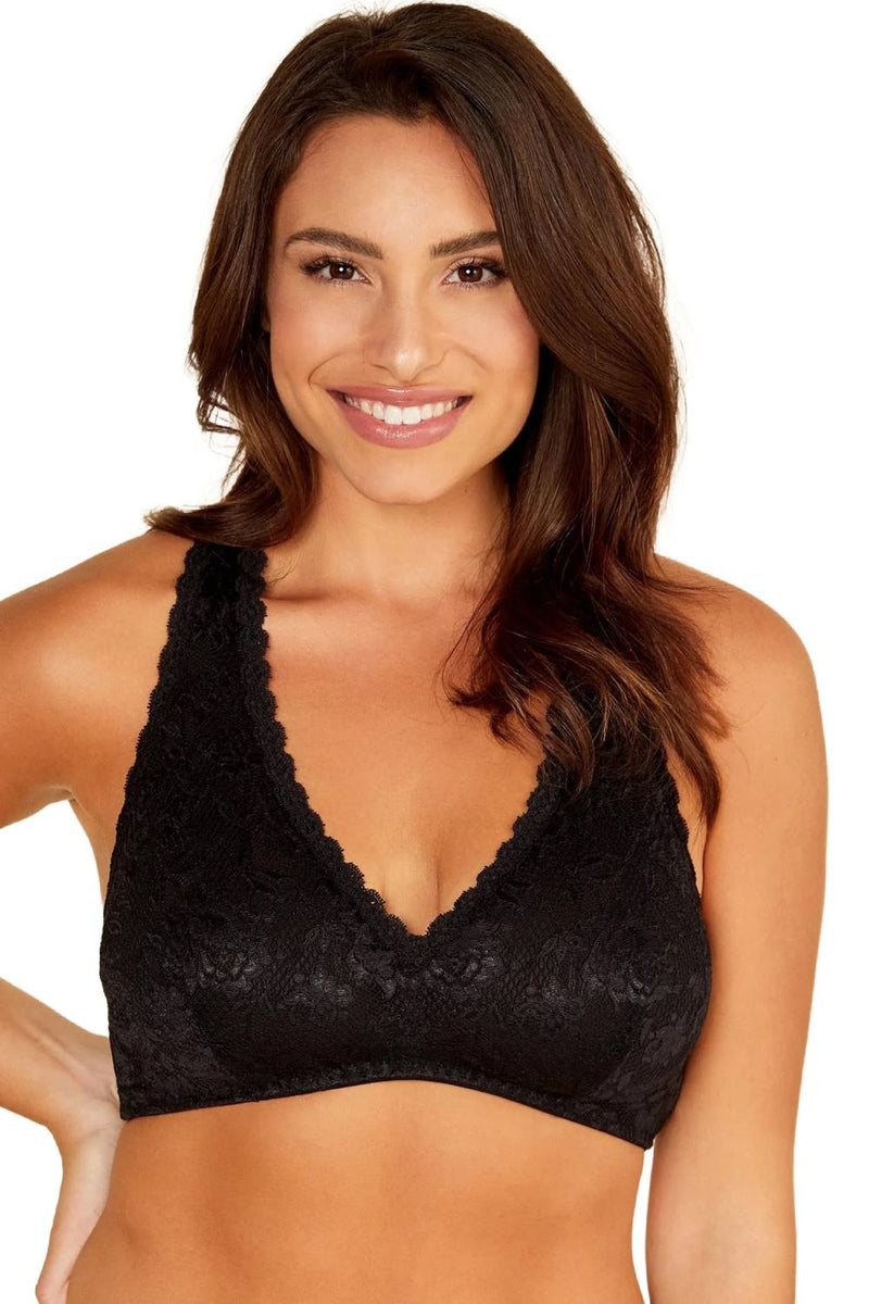 Cosabella Never Say Never Racie Padded Bralette, Black (NEVER1356)