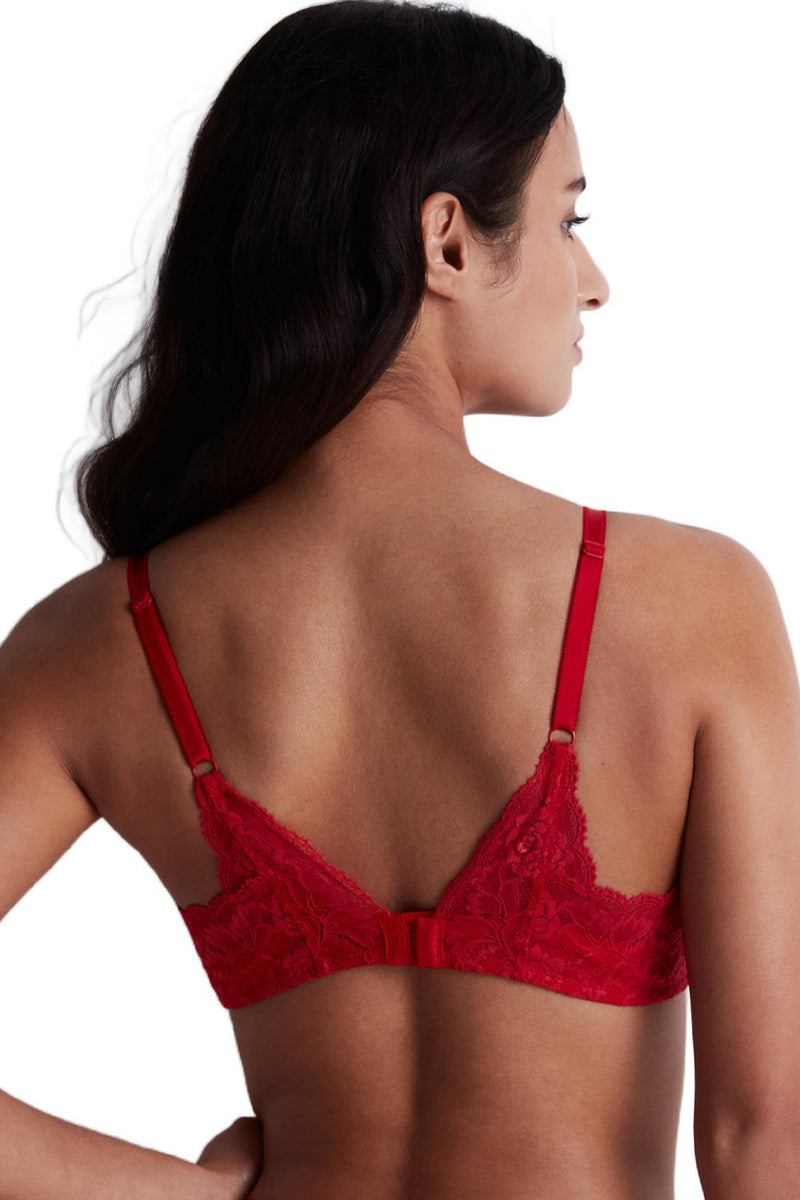 Aubade Rosessence Moulded Half-Cup Bra, Rouge Gala (2KN04)