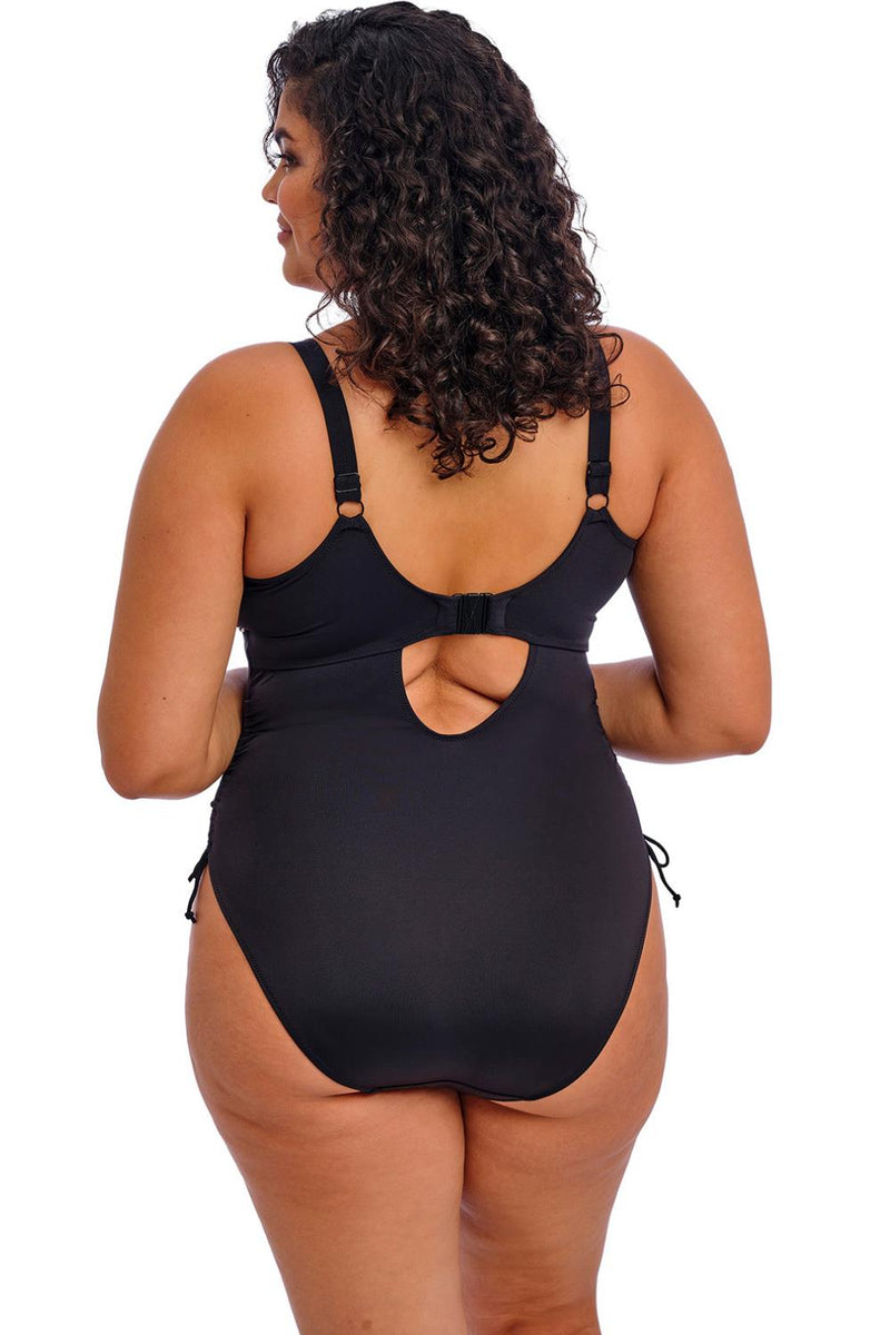 Elomi Swim Fiji Falls Non-Wired Swimsuit, Black (ES802643)