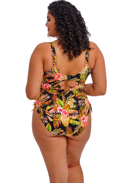 Elomi Tiger Valley Non Wired Swimsuit, Black (ES892343)