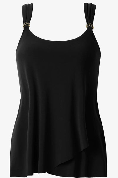 Miraclesuit Razzle Dazzle Tankini Top, Black (6516626)