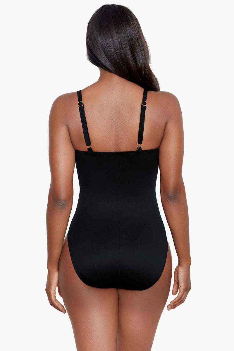 Miraclesuit Rock Solid Starr One Piece Swimsuit, Black (6559033)