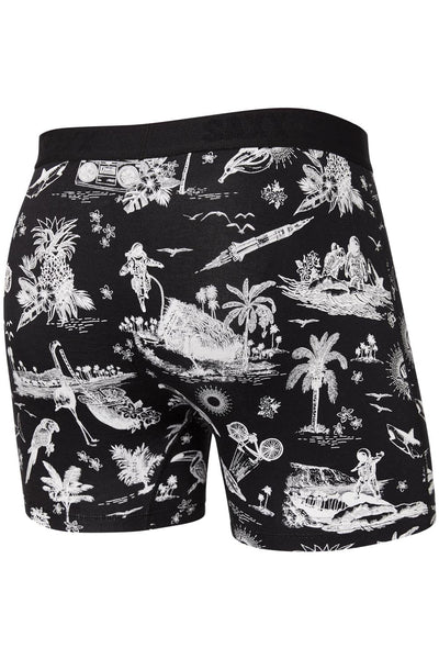 SAXX Ultra Boxer Brief SXBB30F-AST (Black Astro Surf & Turf)