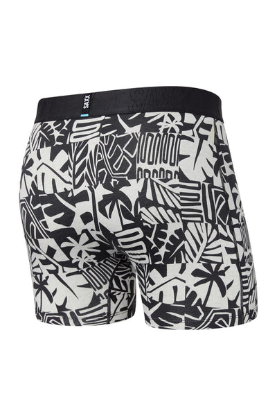 SAXX Droptemp Cool Cotton Boxer Brief SXBB44-BTL (Beach Tiles-Black)