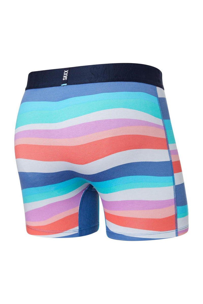 SAXX Droptemp Cool Cotton Boxer Brief SXBB44-CMS (Cutback Stripe-Multi)