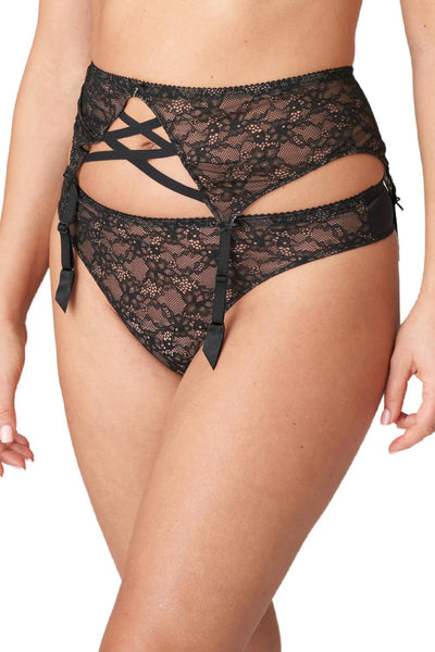 Prima Donna Livonia Garter Belt, Black (0763430)